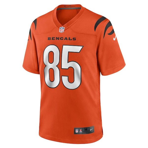 Custom Chad Johnson Cincinnati Bengals Retired Player Alternate Game Jersey Orange