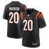 Custom Lemar Parrish Cincinnati Bengals Team Retired Game Jersey Black