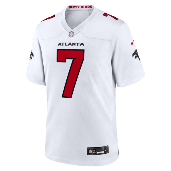 Custom Bijan Robinson Atlanta Falcons Game Jersey White