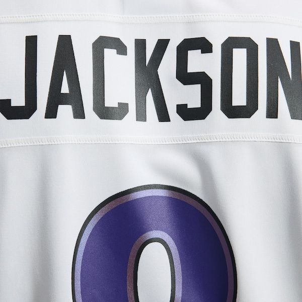 Custom Lamar Jackson Baltimore Ravens Game Jersey White