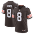 Custom Jared Verse Cleveland Browns Game Jersey Brown