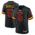 Custom Washington Commanders Jayden Daniels Alternate Game Jersey Black