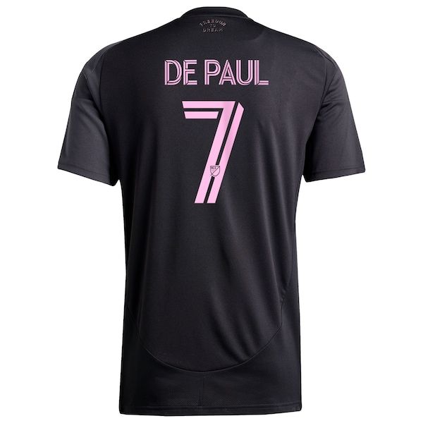 Customized Rodrigo De Paul Inter Miami CF 2025 The Fortitude Kit Replica Jersey Black