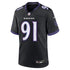 Custom Trey Hendrickson Baltimore Ravens Alternate Game Jersey Black
