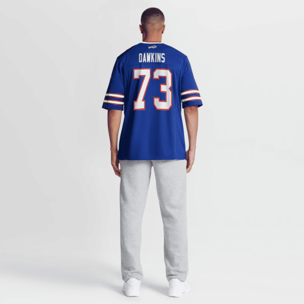Custom Dion Dawkins Buffalo Bills Game Jersey Royal