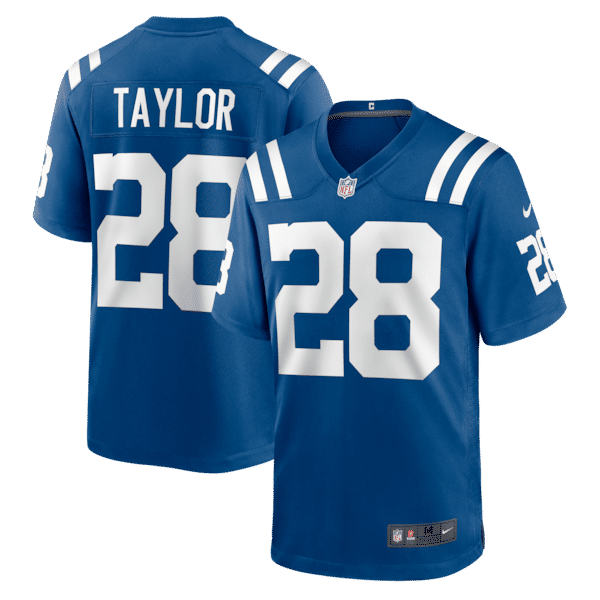 Custom Jonathan Taylor Indianapolis Colts Game Jersey Royal