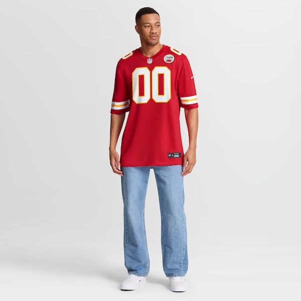Custom Kansas City Chiefs Custom Game Jersey Red