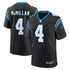 Custom Tetairoa McMillan Carolina Panthers Game Jersey Black