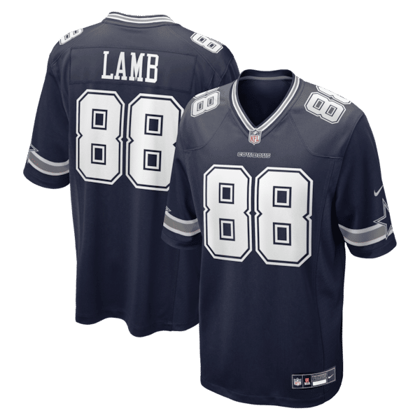 Custom CeeDee Lamb Dallas Cowboys Alternate Game Team Jersey Navy