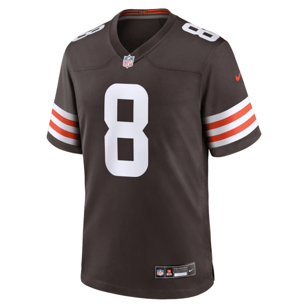 Custom Jared Verse Cleveland Browns Game Jersey Brown