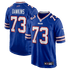 Custom Dion Dawkins Buffalo Bills Game Jersey Royal