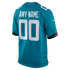 Custom Jacksonville Jaguars Custom Game Jersey Teal