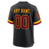 Custom Washington Commanders Hail Raiser Alternate Custom Game Jersey Black
