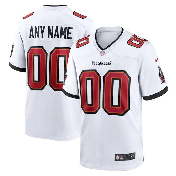 Custom Tampa Bay Buccaneers Custom Game Jersey White