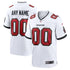 Custom Tampa Bay Buccaneers Custom Game Jersey White