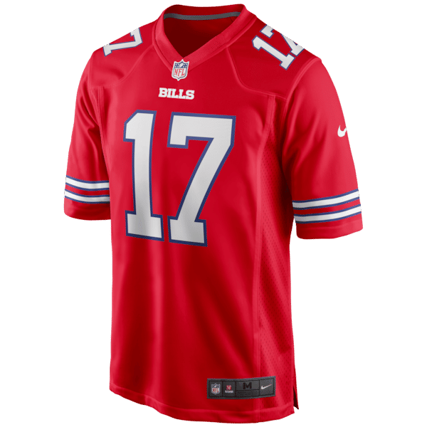 Custom Josh Allen Buffalo Bills Game Jersey Red