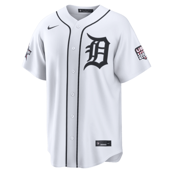 Custom Detroit Tigers 2026 All-Star Game Stars & Stripes Stadium Jersey White