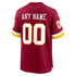 Custom Washington Commanders Custom Game Jersey Burgundy