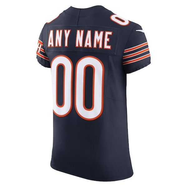Custom Chicago Bears Vapor F.U.S.E. Elite Custom Jersey Navy