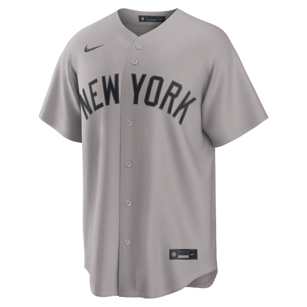 Custom Aaron Judge New York Yankees Road Replica Jersey Gray