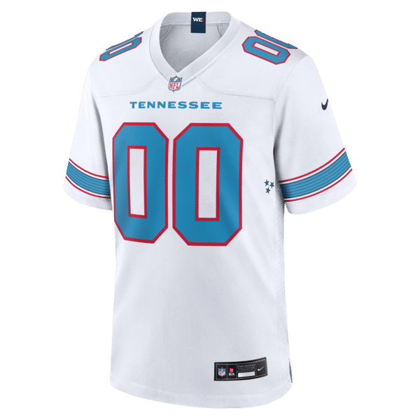 Custom Tennessee Titans Custom Game Jersey White