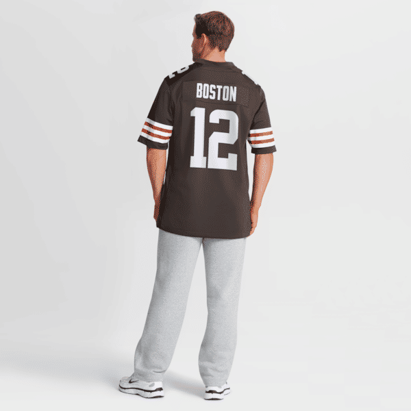 Custom Denzel Boston Cleveland Browns Game Jersey Brown