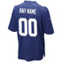Custom New York Giants Custom Game Jersey Royal