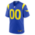 Custom Los Angeles Rams Custom Game Jersey Royal