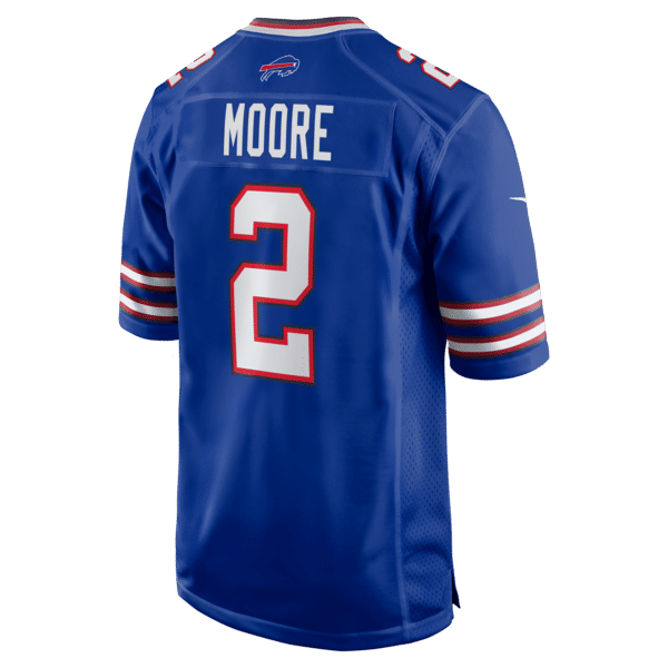 Custom D.J. Moore Buffalo Bills Game Jersey Royal