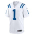Custom Ahmad Sauce Gardner Indianapolis Colts Game Jersey White