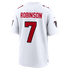 Custom Bijan Robinson Atlanta Falcons Game Jersey White
