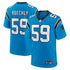 Custom Luke Kuechly Carolina Panthers Alternate Game Jersey Blue
