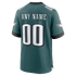 Custom Philadelphia Eagles Custom Game Jersey Midnight Green