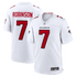 Custom Bijan Robinson Atlanta Falcons Game Jersey White