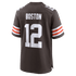 Custom Denzel Boston Cleveland Browns Game Jersey Brown