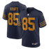 Custom Tucker Kraft Green Bay Packers Alternate Game Jersey Navy