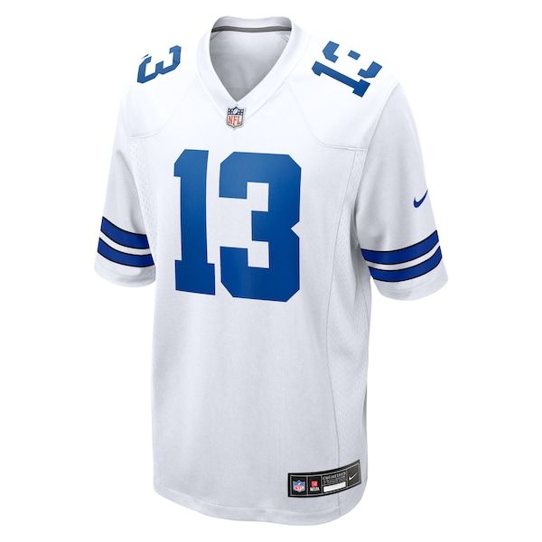 Custom Caleb Downs Dallas Cowboys Game Jersey White