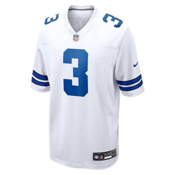 Custom George Pickens Dallas Cowboys Game Jersey White