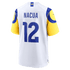 Custom Puka Nacua Los Angeles Rams Game Jersey White