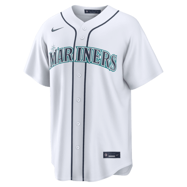 Custom Seattle Mariners Home Replica Custom Jersey White