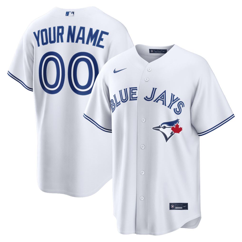Custom Toronto Blue Jays Home Replica Custom Jersey White