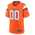 Custom Denver Broncos Custom Game Jersey Orange