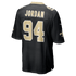Custom Cameron Jordan New Orleans Saints Game Jersey Black