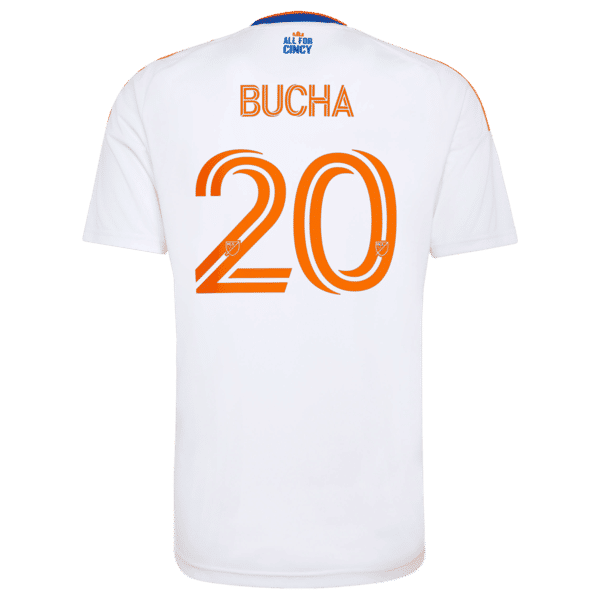 Customized Pavel Bucha FC Cincinnati 2026 The Seven Hills Kit Replica Jersey White