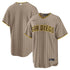 Custom San Diego Padres Alternate Replica Jersey Sand