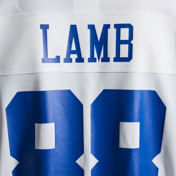 Custom CeeDee Lamb Dallas Cowboys Game Jersey White