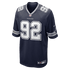 Custom Quinnen Williams Dallas Cowboys Game Jersey Navy