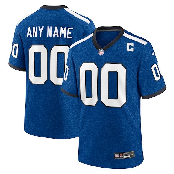 Custom Indianapolis Colts Alternate Custom Game Jersey Blue