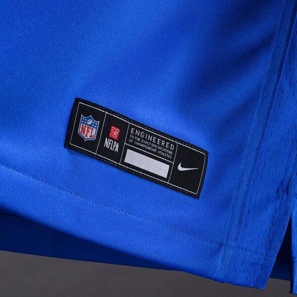 Custom Los Angeles Rams Custom Game Jersey Royal