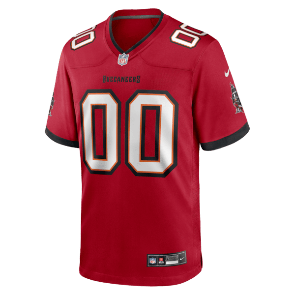 Custom Tampa Bay Buccaneers Custom Game Jersey Red